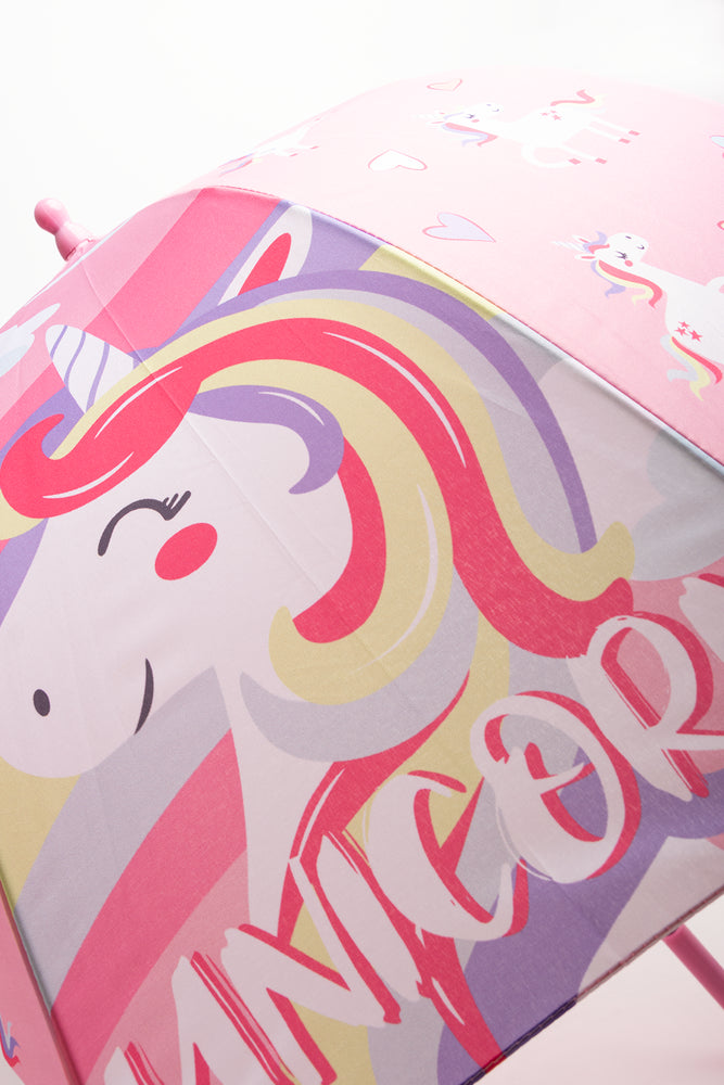 Unicorn Umbrella Pink (2)