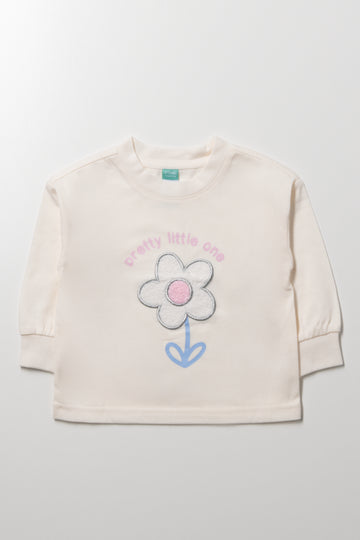 Long Sleeve Top Cream