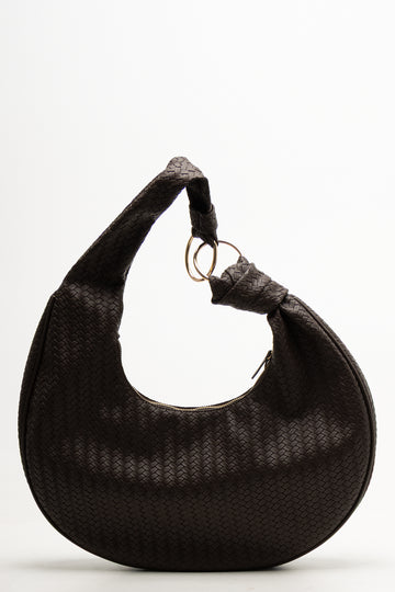 Crescent Tote Bag Brown