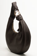 Crescent Tote Bag Brown (1)