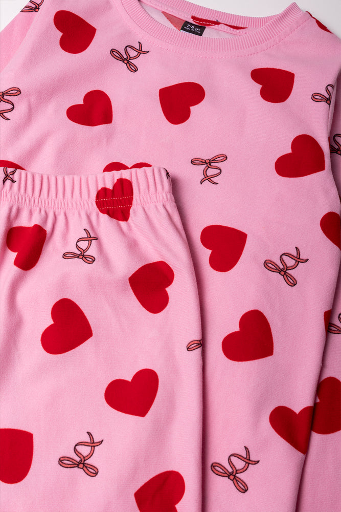 Long Sleeve Pyjama Set Pink