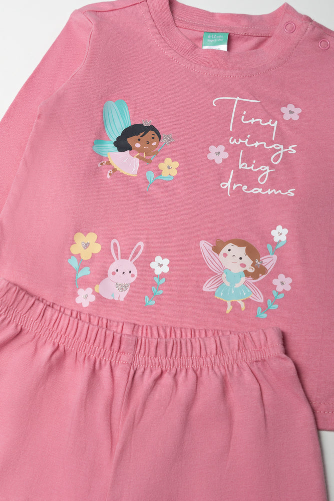 Fairies Sleep Set Pink