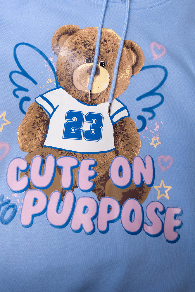 Oversized Hoodie Blue