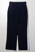 Wide Leg Trackpants Navy (2)