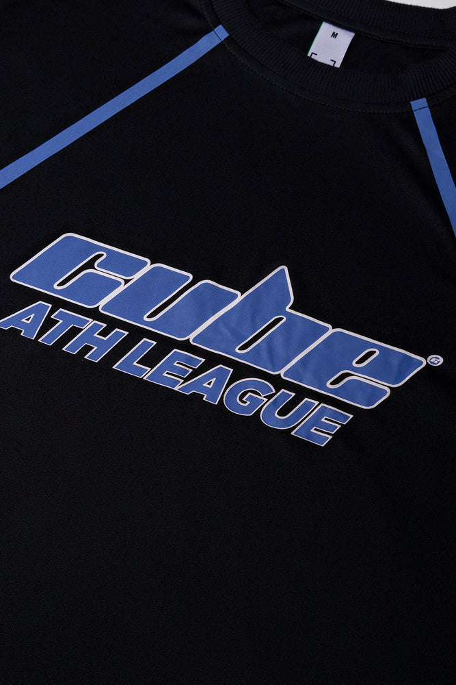 Long Sleeve Soccer Jersey Black (3)