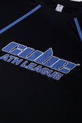 Long Sleeve Soccer Jersey Black (3)