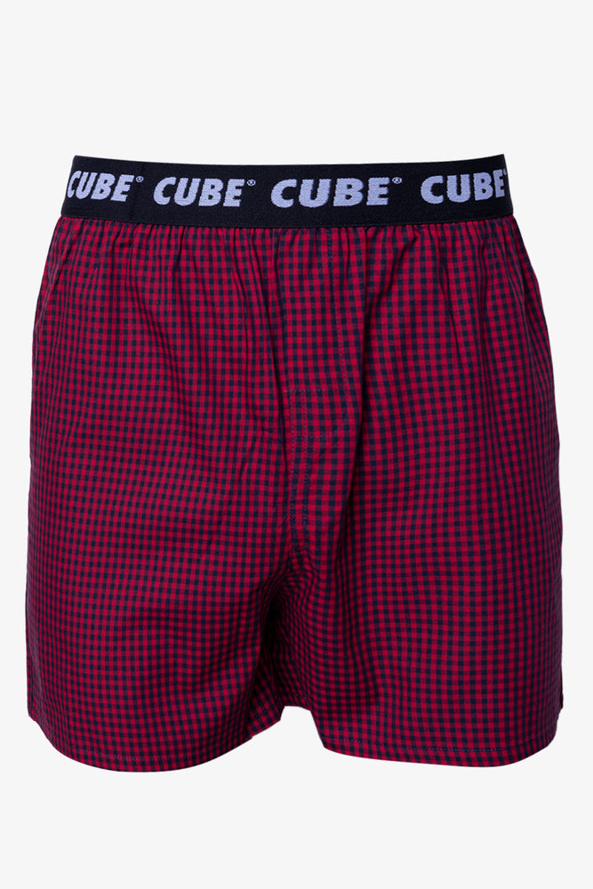 3 Pack Boxers Navy And Red (3)