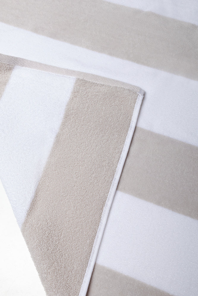 Stripe Bath Sheet Natural (1)