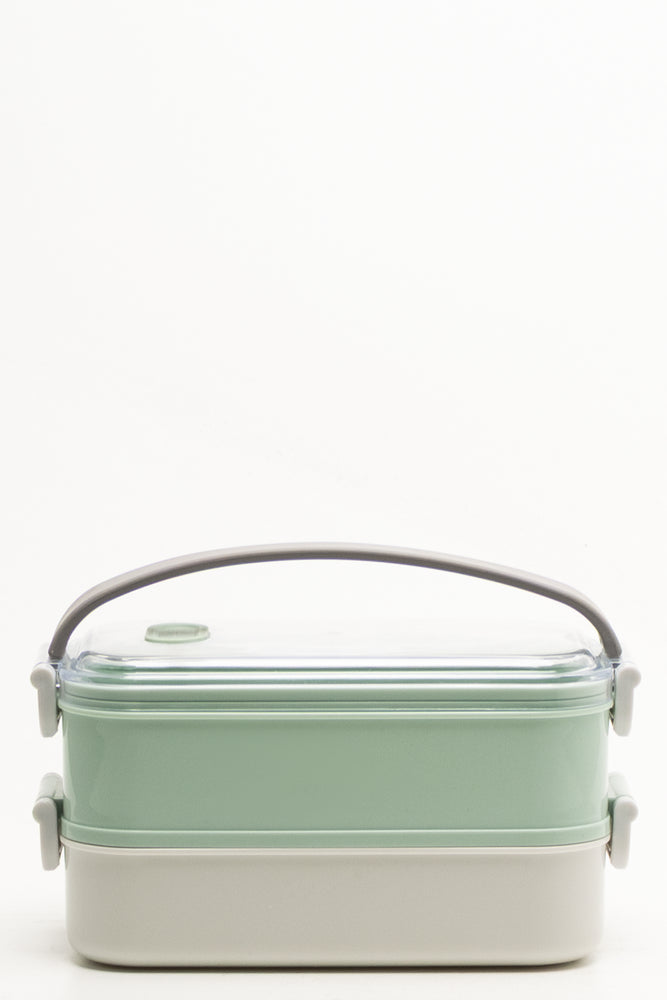 Double Decker Lunchbox Green
