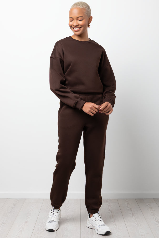 Knit Jogger Brown