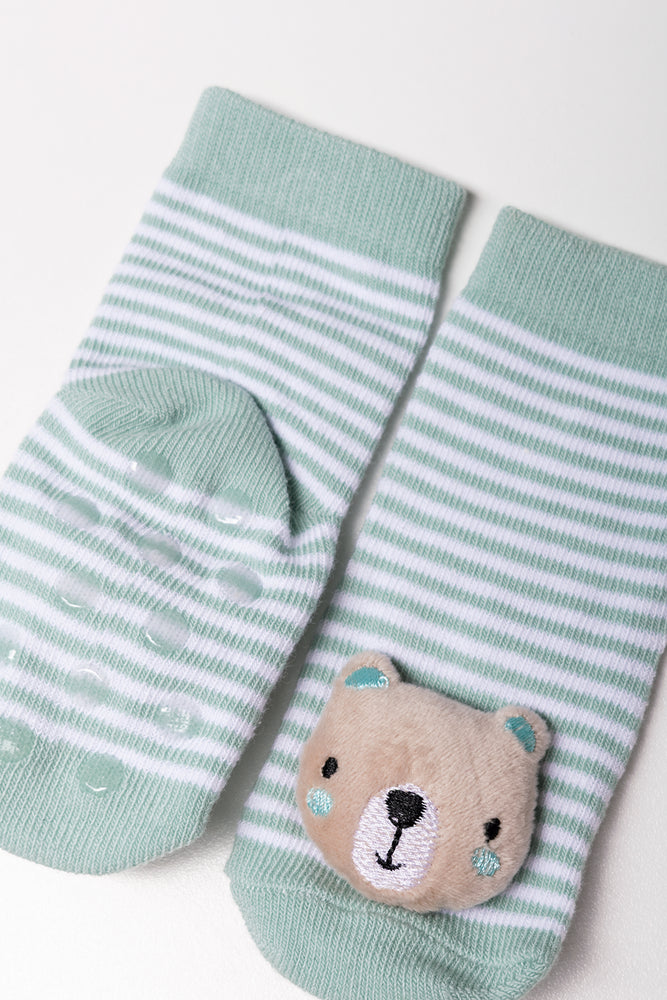 Stripe Socks Green