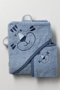 2 Piece Towel Set Blue
