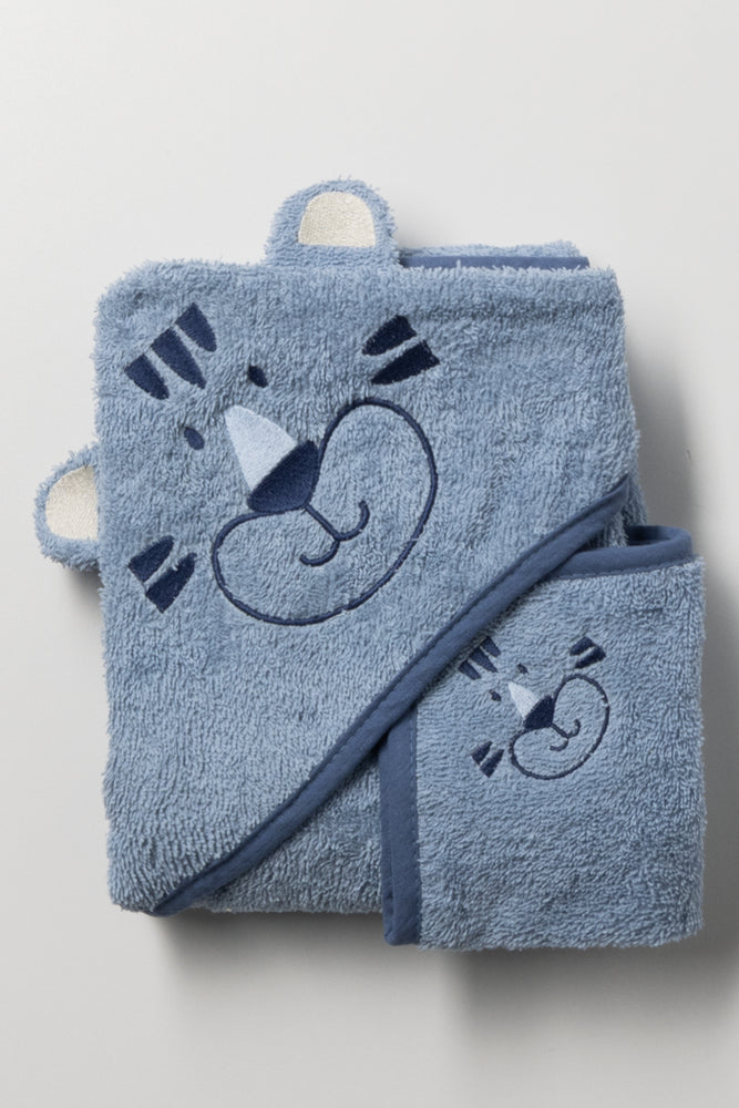 2 Piece Towel Set Blue