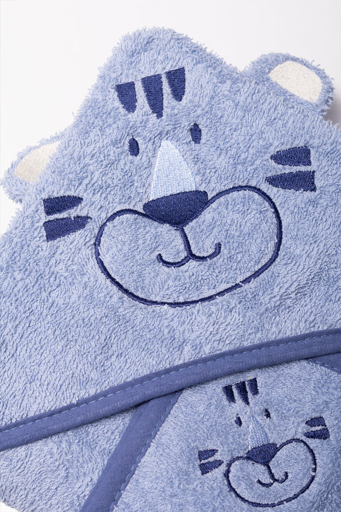 2 Piece Towel Set Blue (1)