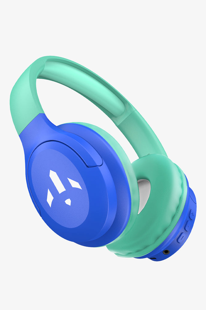 Rockitt Brave Series Bluetooth Headphones Blue And Green (2)