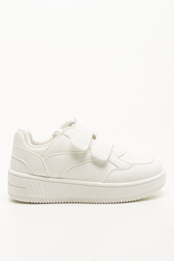Double Strap Sneakers White