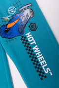 Hot Wheels Zip Pocket Trackpants Teal (2)