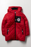 Spider-Man Puffer Jacket Red