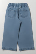 Wide Leg Denim Jeans Light Blue (2)