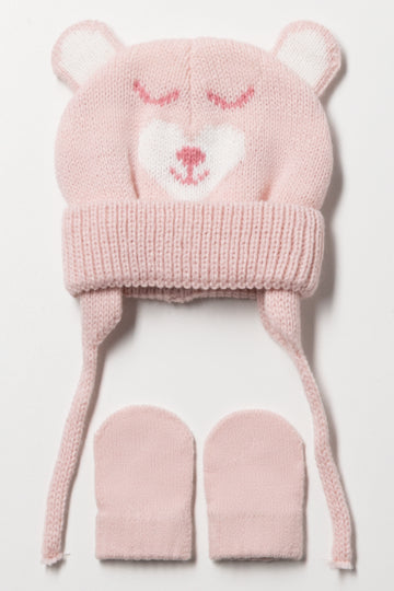 Hat Set Light Pink
