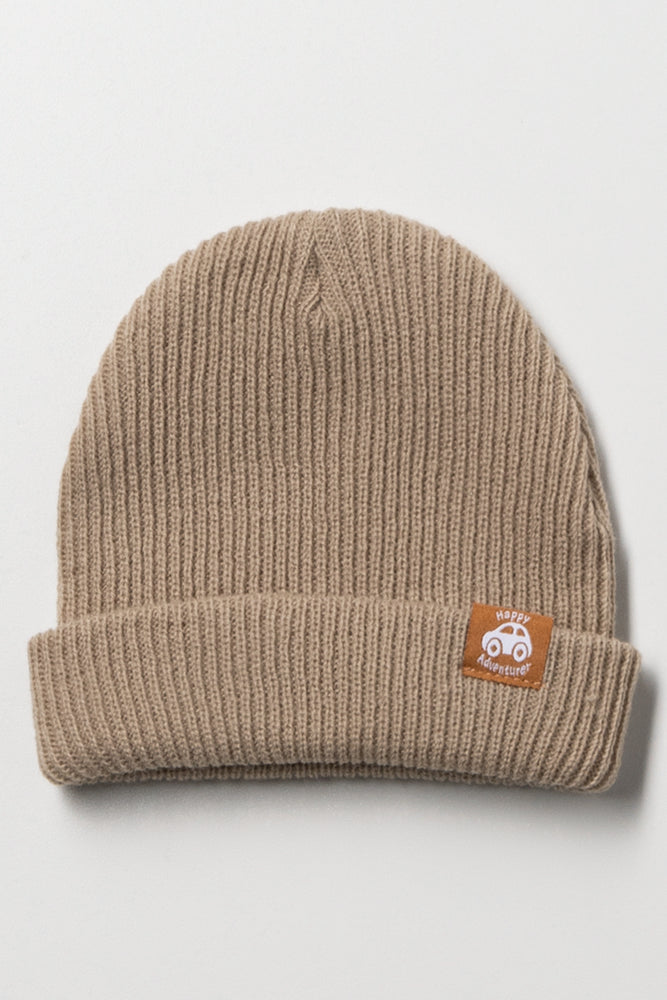 Rib Beanie Natural