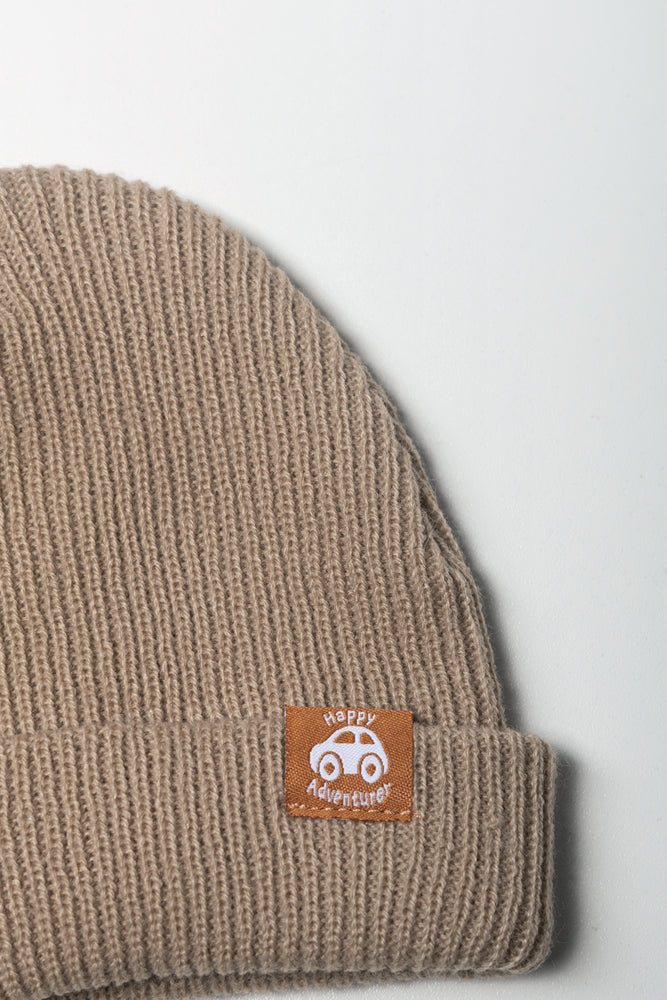 Rib Beanie Natural (1)