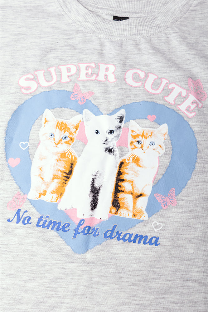 Short Sleeve Boxy T-Shirt White