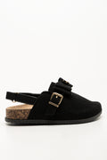 Black Bow Detail Slingback Mules (1)