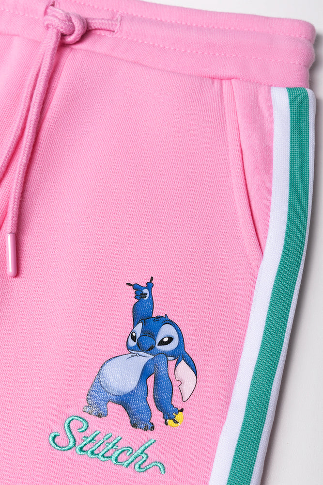 Lilo Wideleg Trackpants Pink (2)
