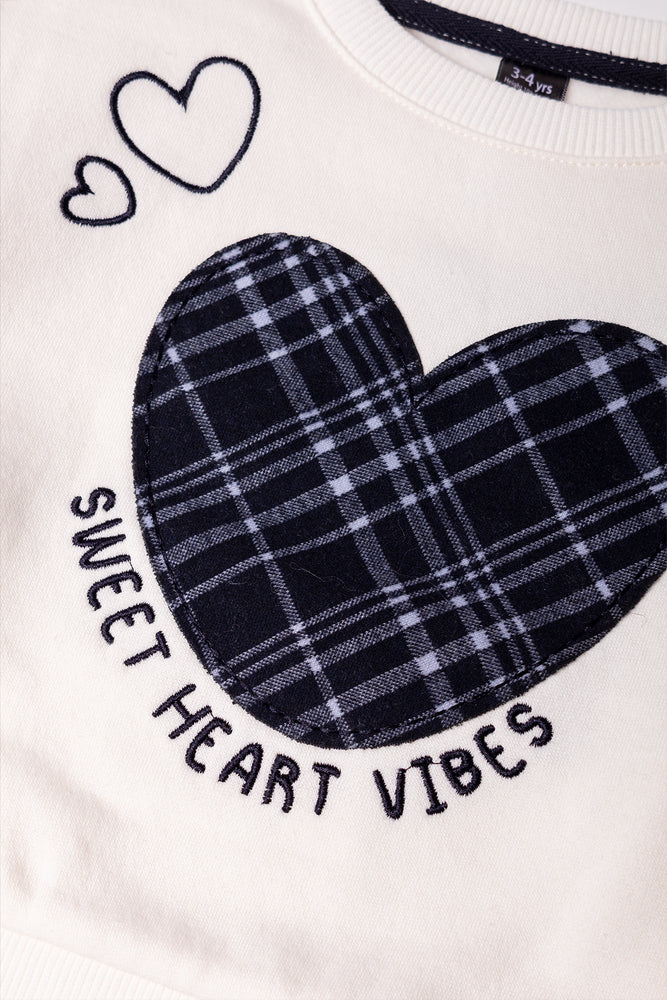 Skort Set Black And Cream