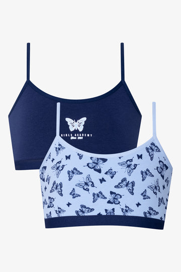 2 Pack Butterfly Racerbacks Navy