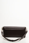 Weave Clutch Bag Brown (2)