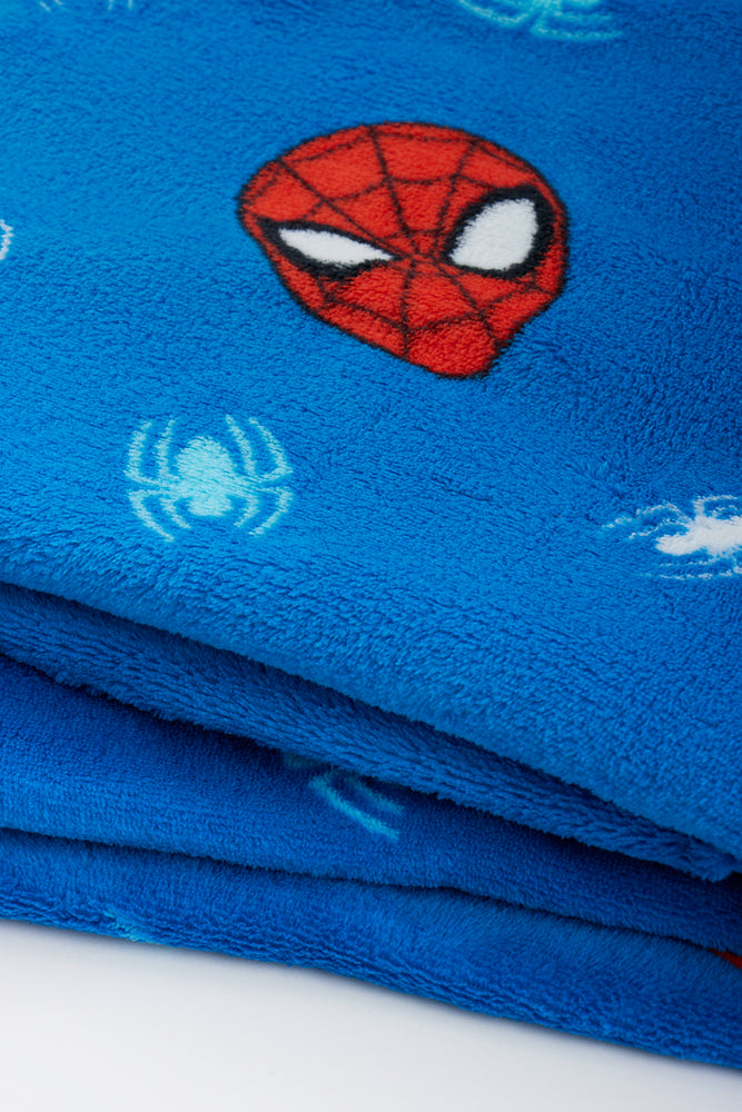 Spider-Man Fleece Throw Blue (1)