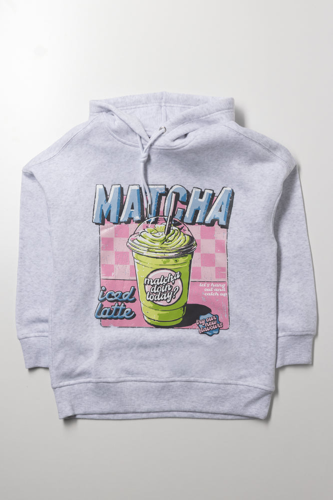 Matcha Oversized Hoodie Grey