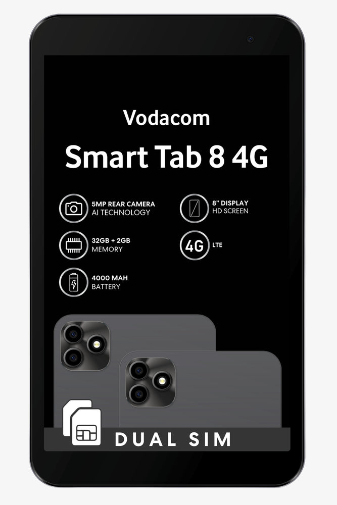 Black Smart 8 Inch 4G Tablet (1)