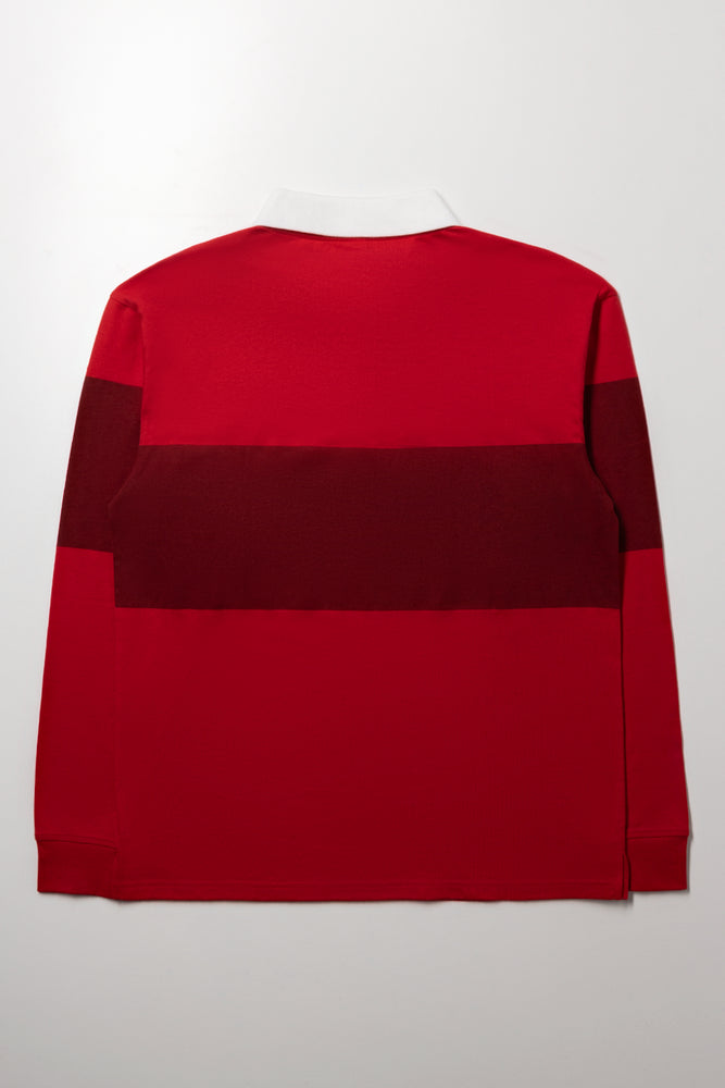 Stripe Rugby Top Red (5)
