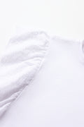 Anglaise Sleeve Top White (1)