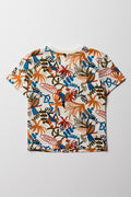 Printed Tropical T-Shirt Multicolour (2)