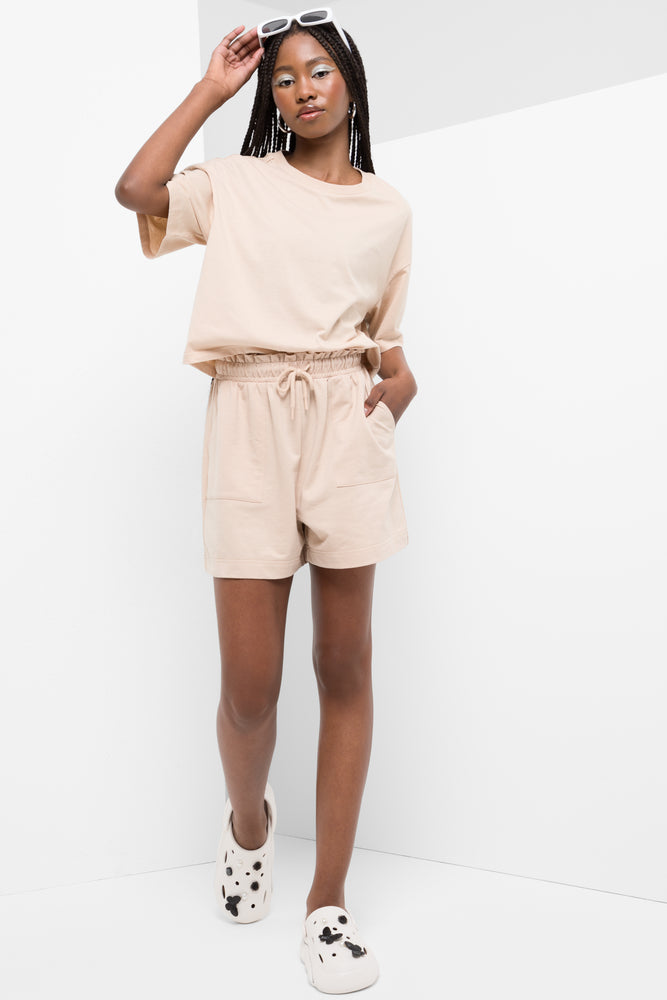 Balloon Shorts Natural