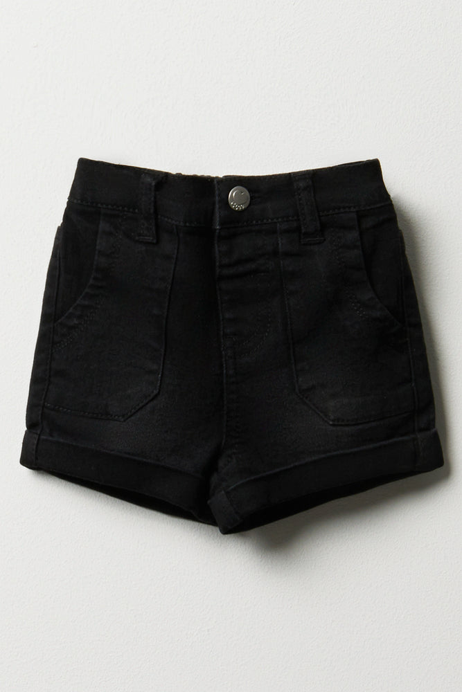 Denim Shorts Black