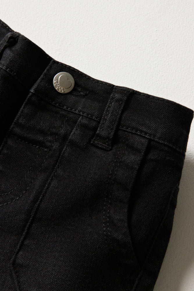 Denim Shorts Black