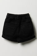 Denim Shorts Black (2)