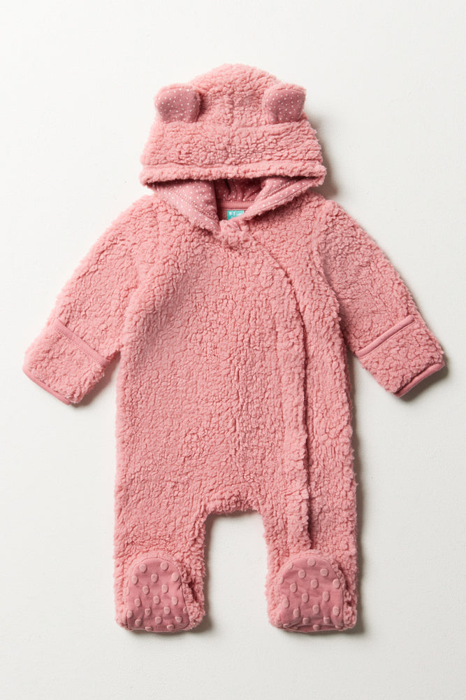 Sherpa Babygrow Pink