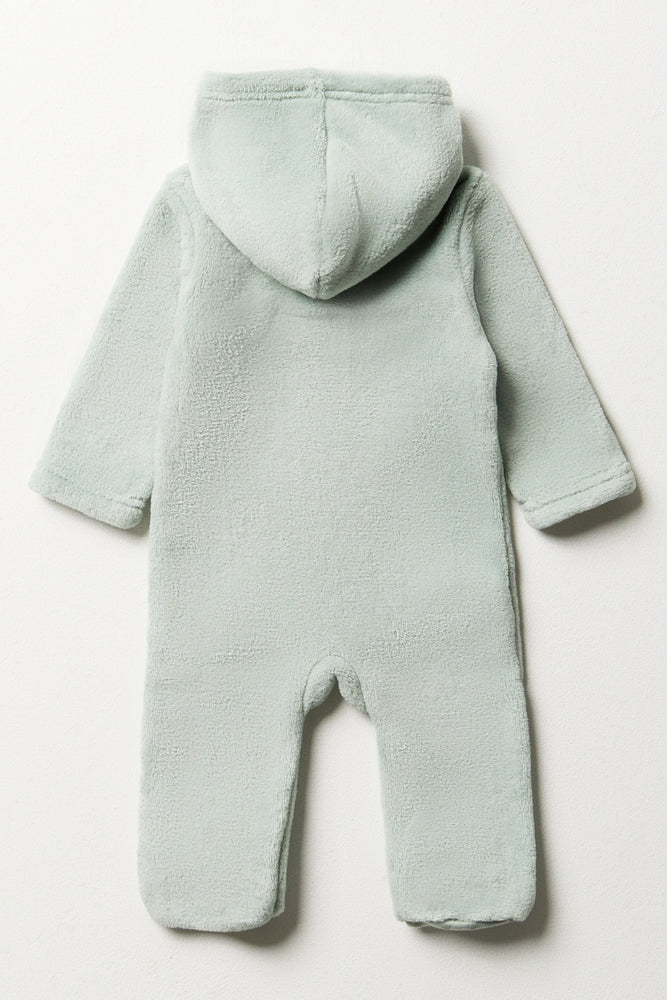 Giraffe Babygrow Green (2)