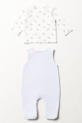 Lion Dungaree Set Blue (5)