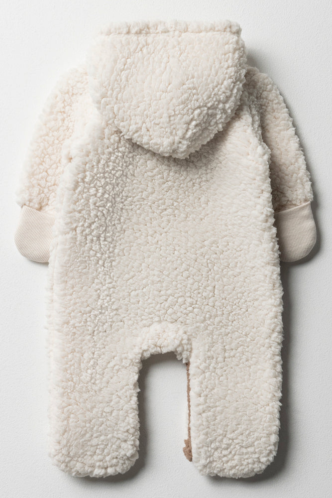 Bear Sherpa Babygrow Natural (4)