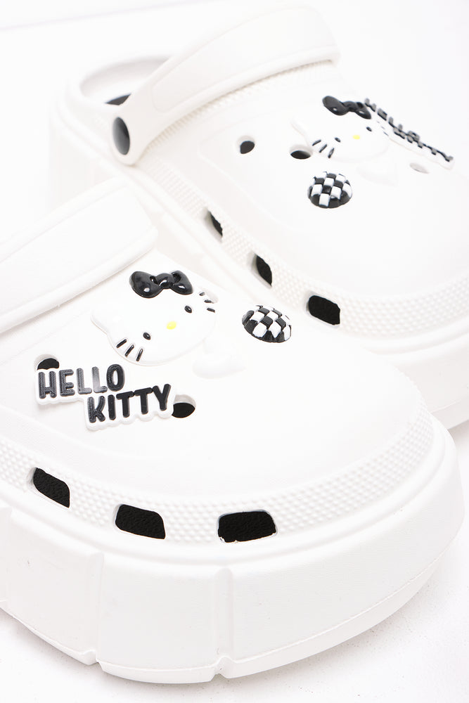 Hello Kitty Clogs White (2)