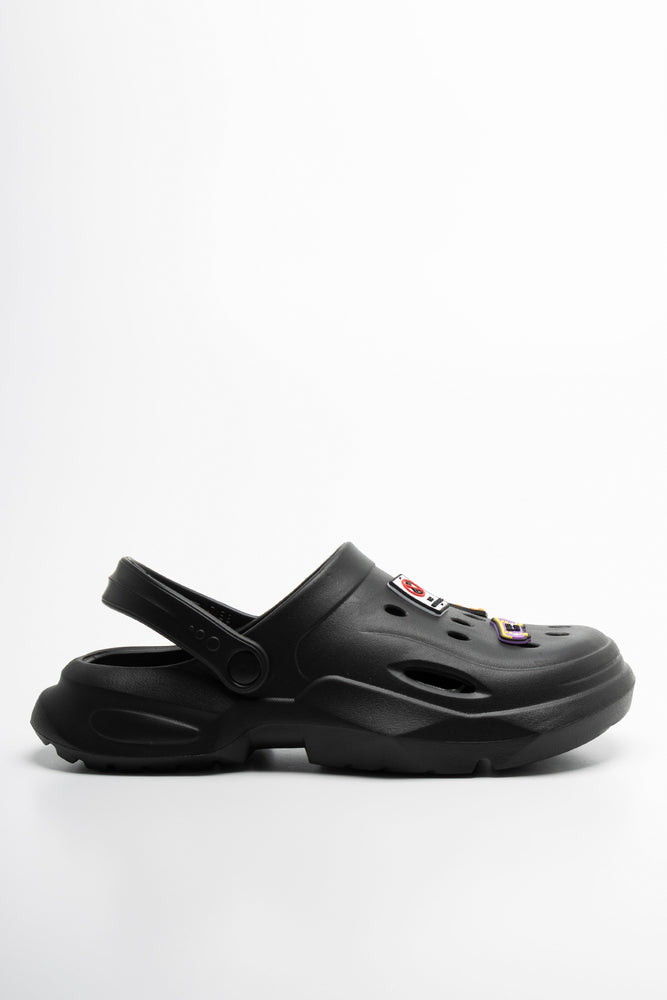 Charms Clog Black