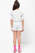 Jogger Shorts Grey Melange (3)