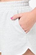 Jogger Shorts Grey Melange (4)
